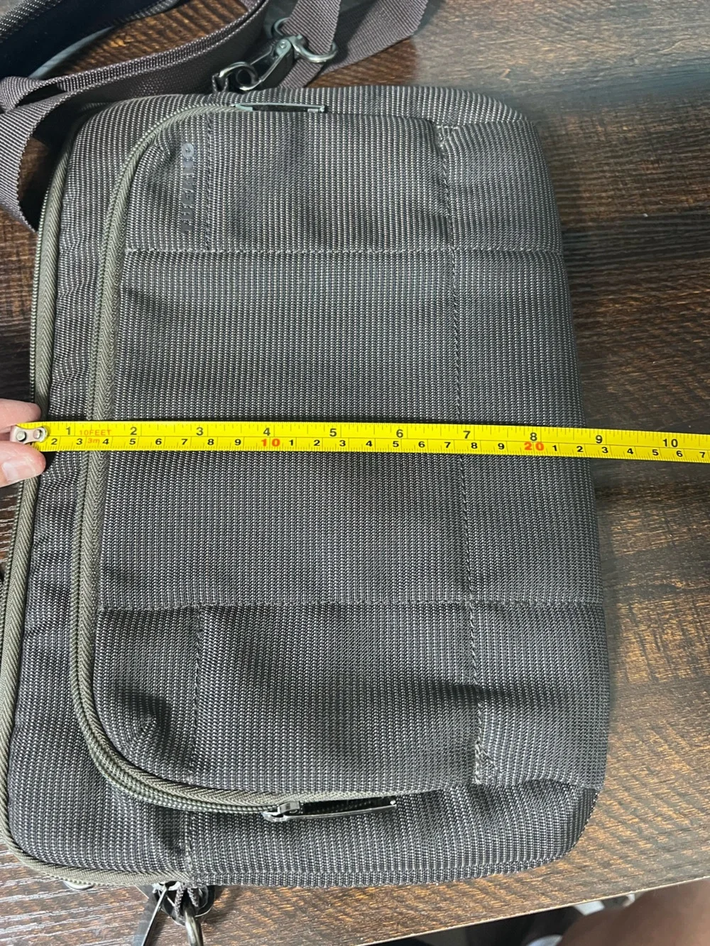 Tucano Gray Crossbody tablet Sling Bag for Men - Compact Everyday Carry